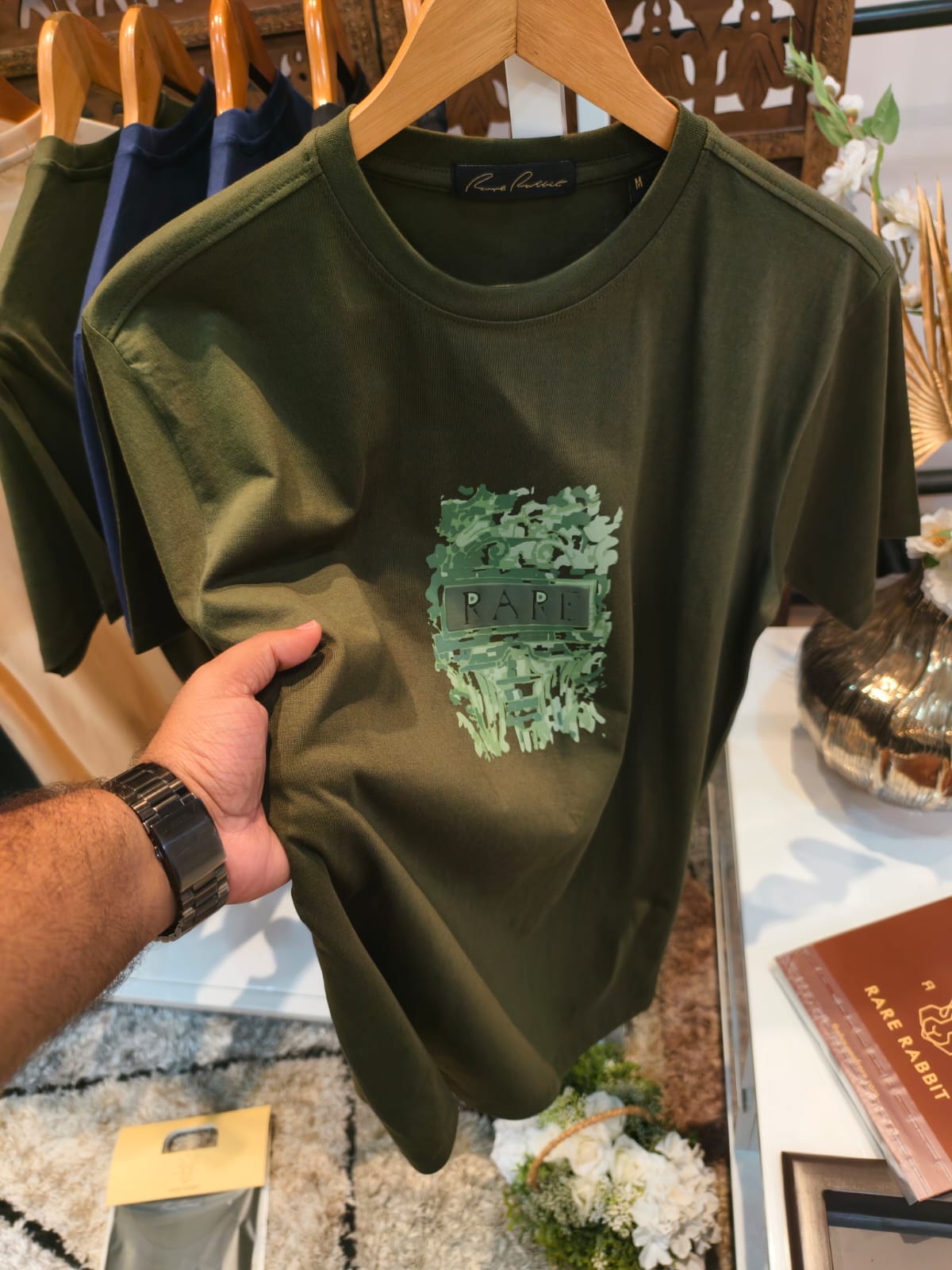 Rare Rabbit Round Neck (Olive)