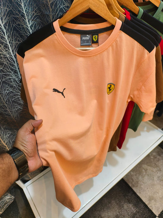 Cotton Round Normal T-shirt q1