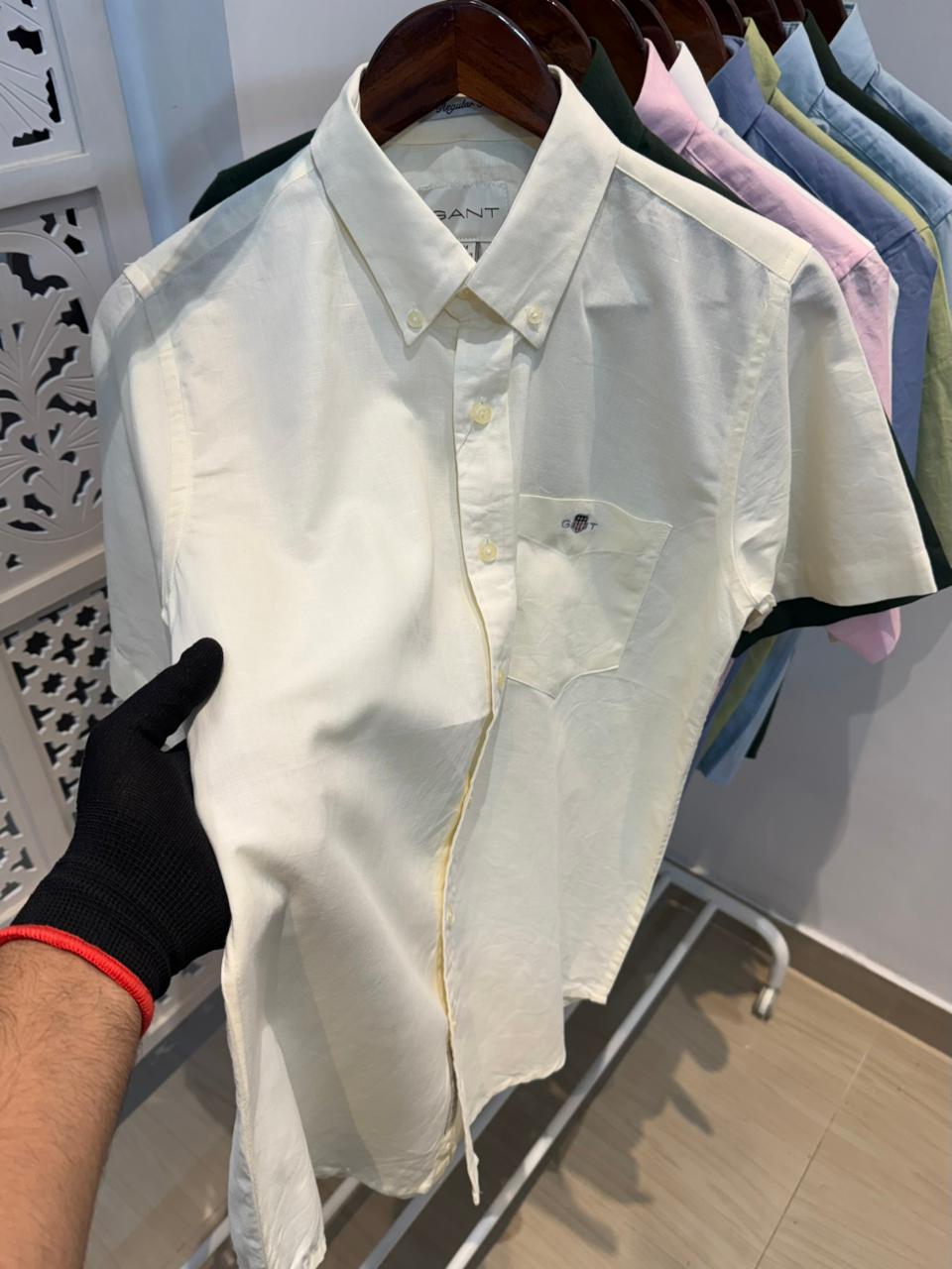 Linen H/S Shirt Pocket