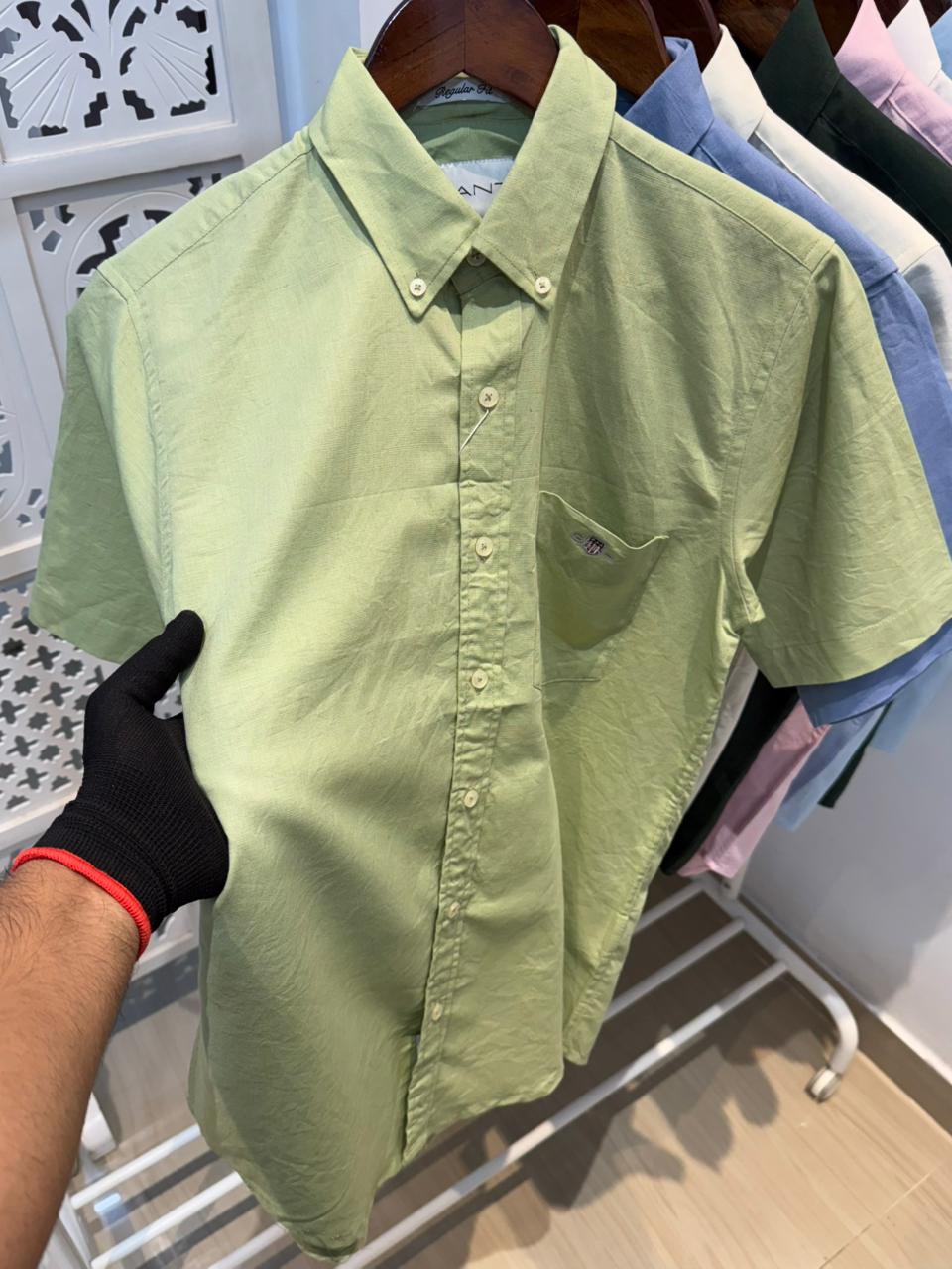 Linen H/S Shirt Pocket