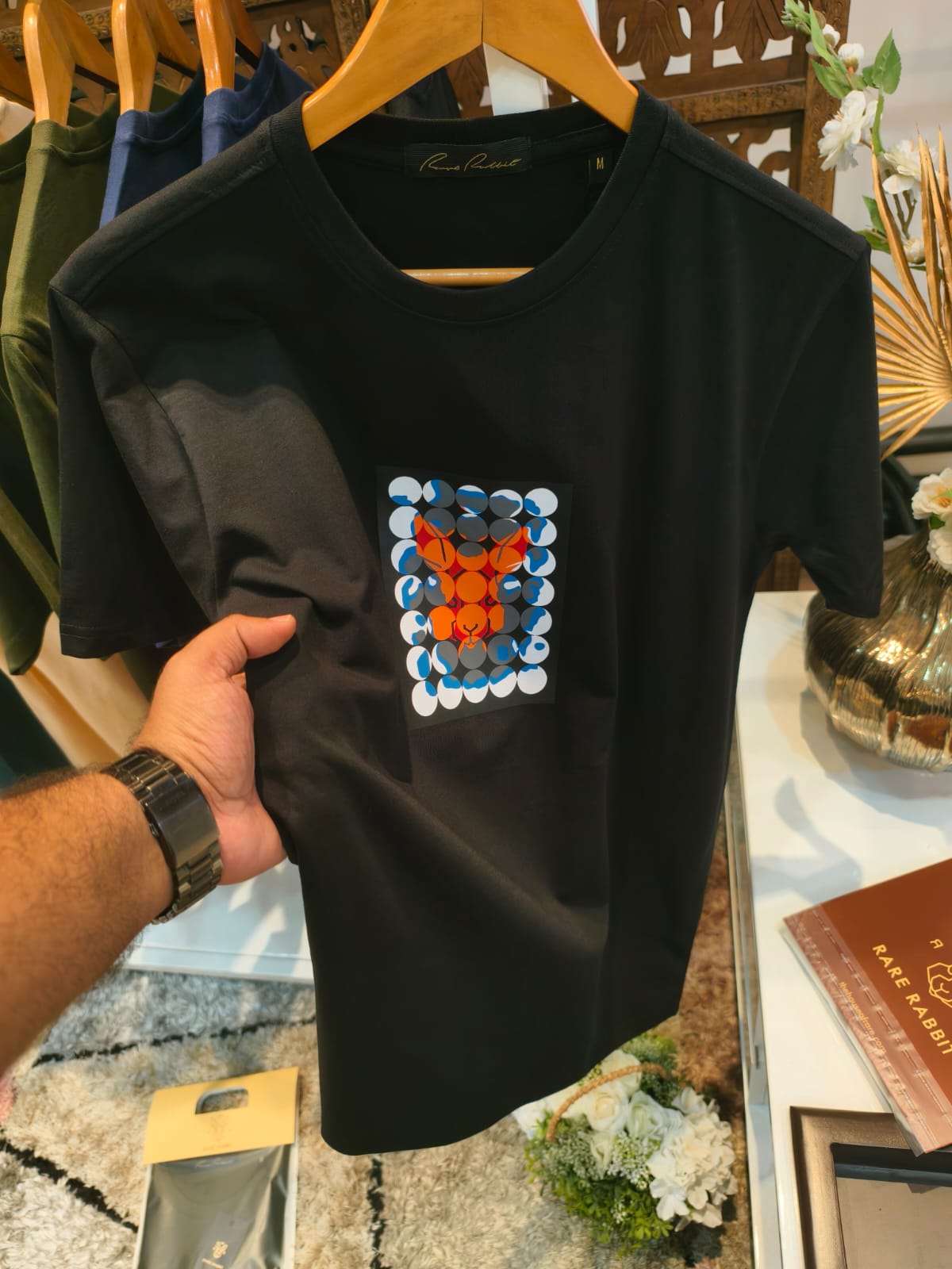 Rare Rabbit Round Neck (Black)