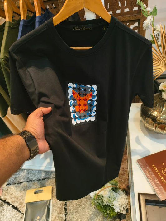 Rare Rabbit Round Neck (Black)