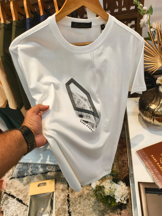 Rare Rabbit Round Neck (White)