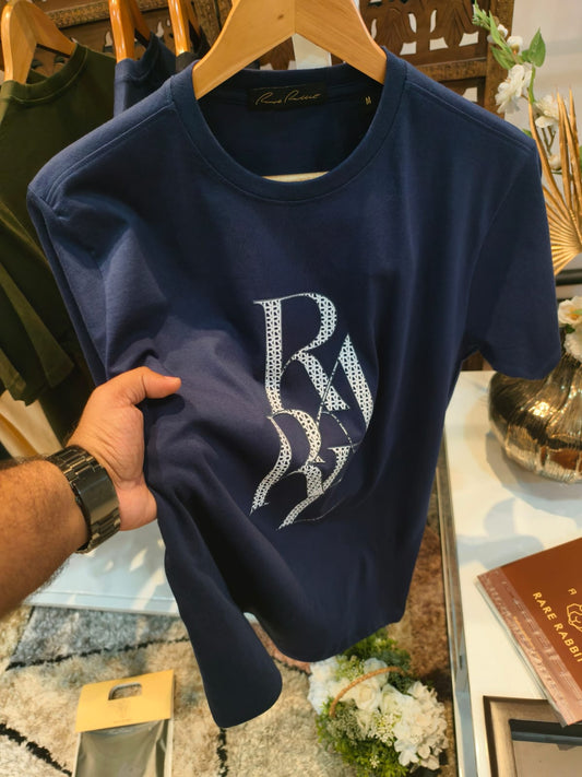 Rare Rabbit Round Neck (Navy)