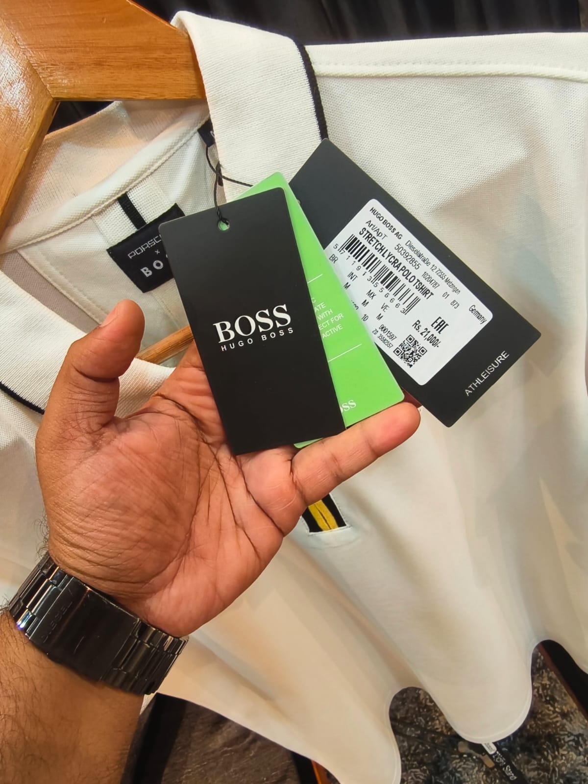 Boss x Porsche Half Zipper Tshirt